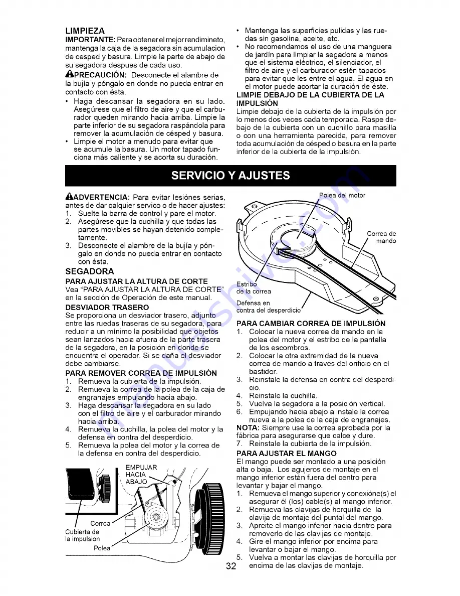 Craftsman 917.376791 Скачать руководство пользователя страница 32