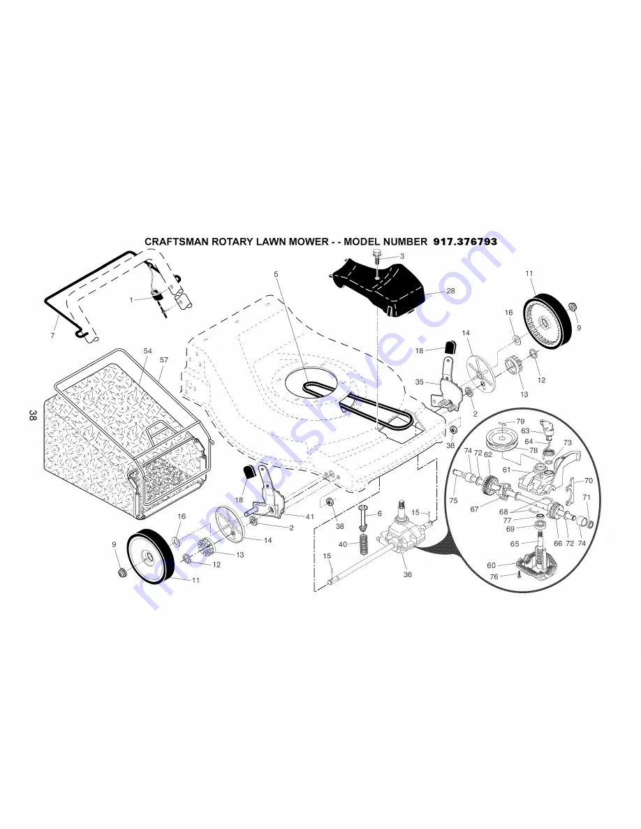 Craftsman 917.376793 Скачать руководство пользователя страница 38