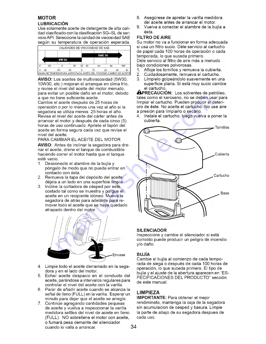 Craftsman 917.377030 Owner'S Manual Download Page 34