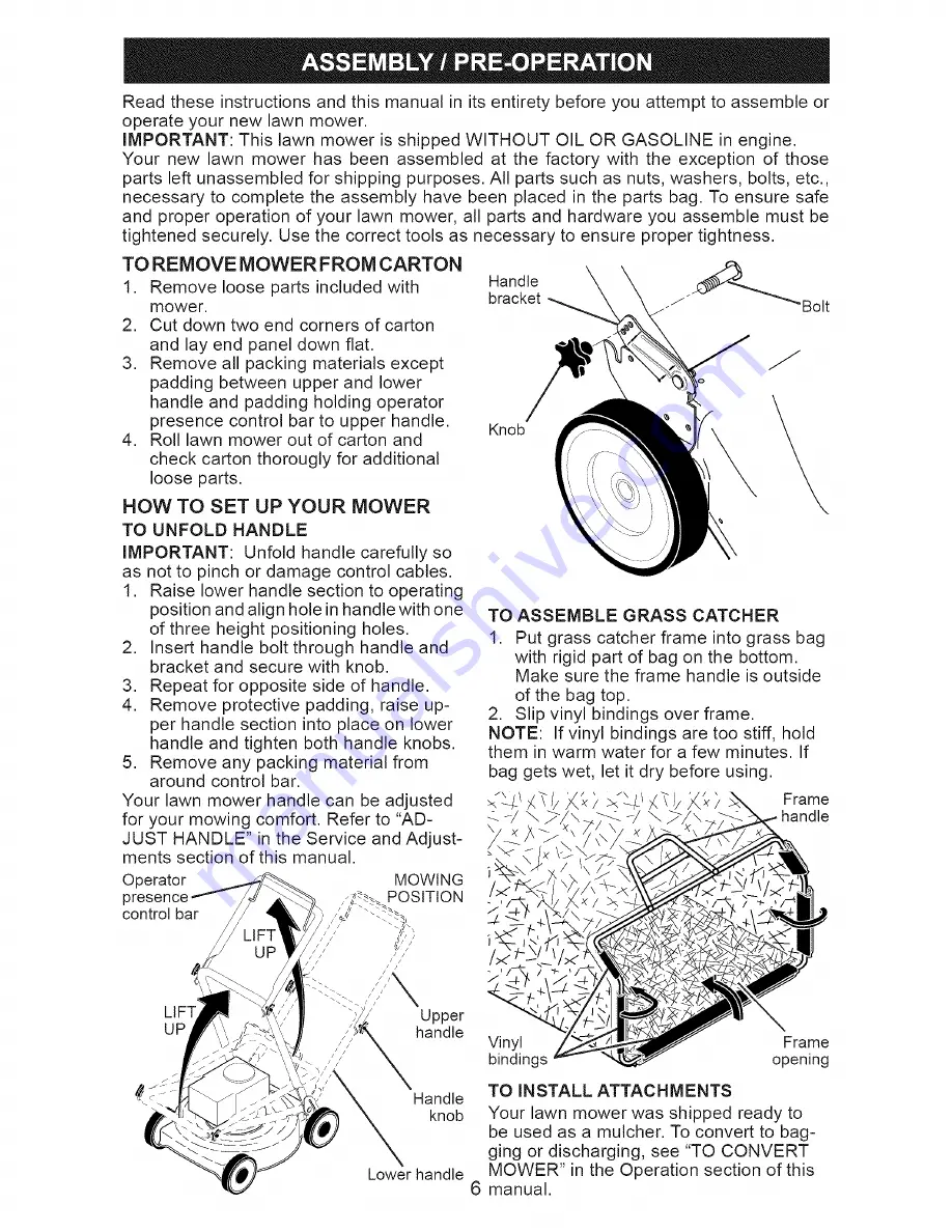 Craftsman 917.377042 Owner'S Manual Download Page 6