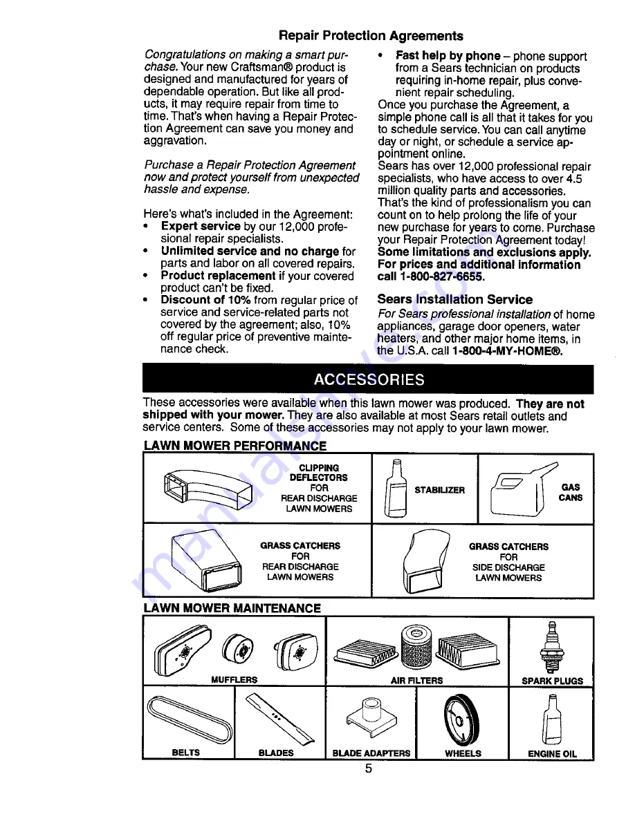 Craftsman 917.377060 Owner'S Manual Download Page 5