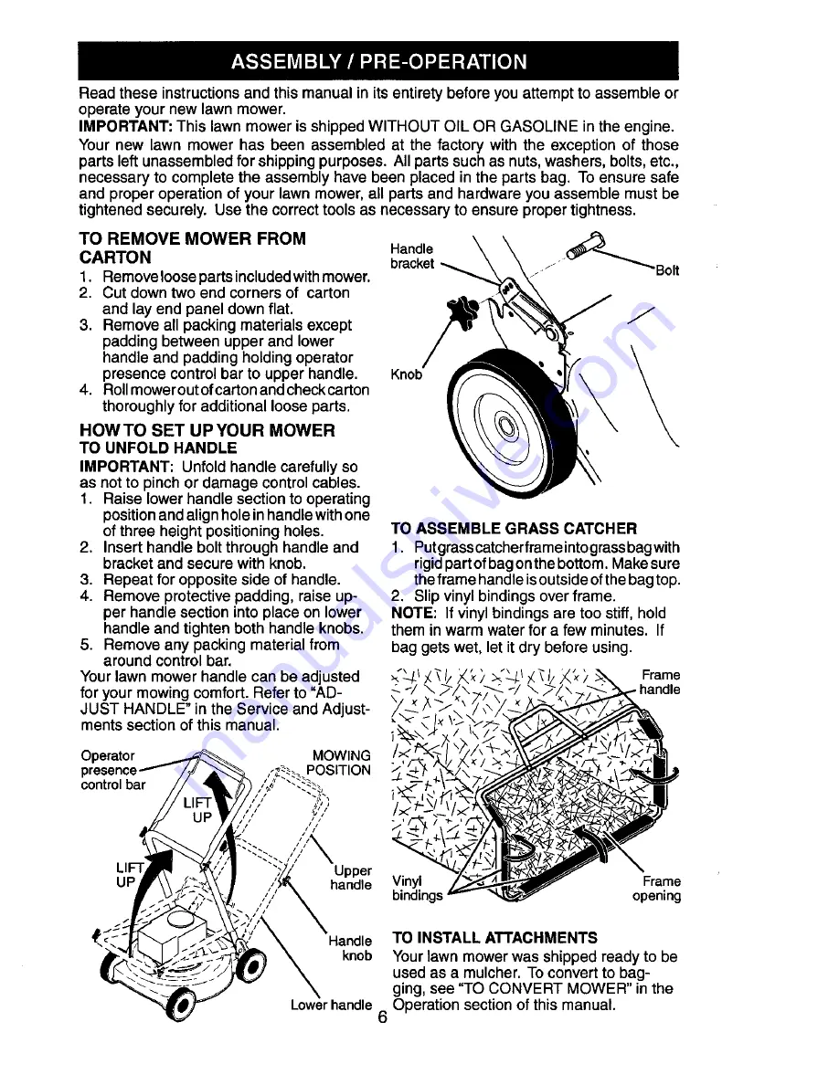 Craftsman 917.377060 Owner'S Manual Download Page 6