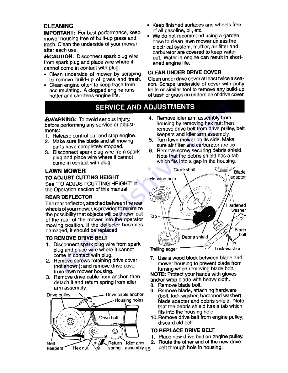 Craftsman 917.377060 Owner'S Manual Download Page 15