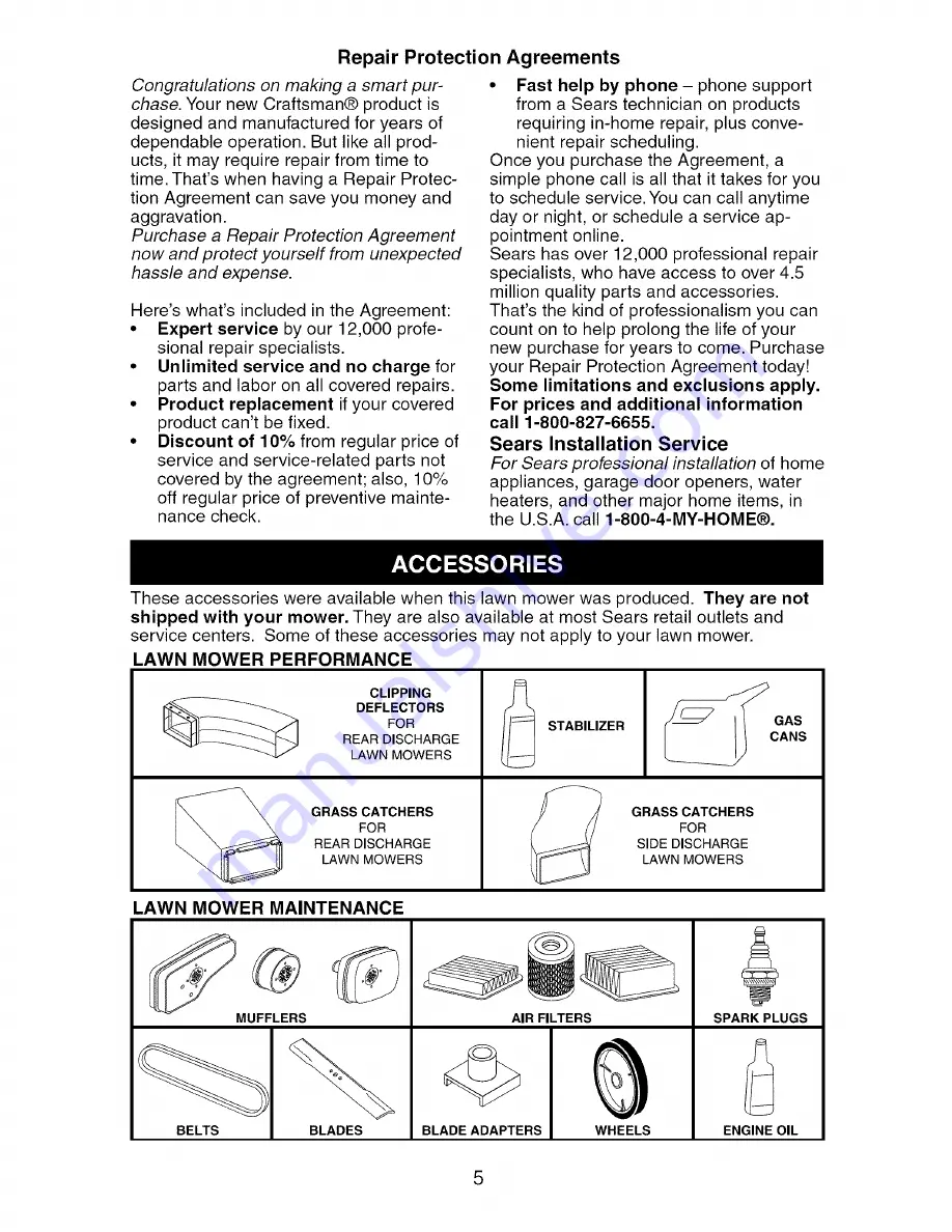 Craftsman 917.377090 Owner'S Manual Download Page 5