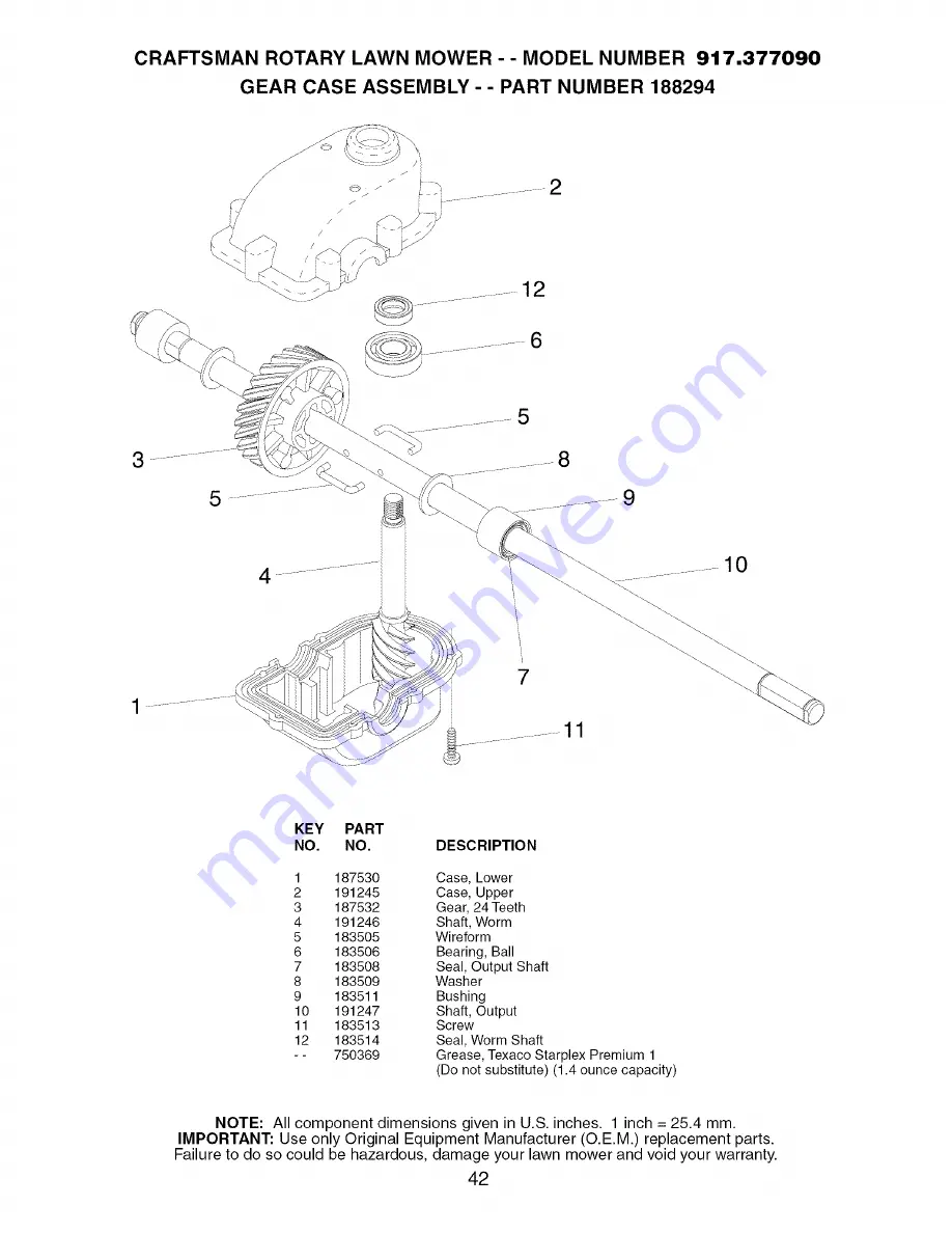 Craftsman 917.377090 Скачать руководство пользователя страница 42