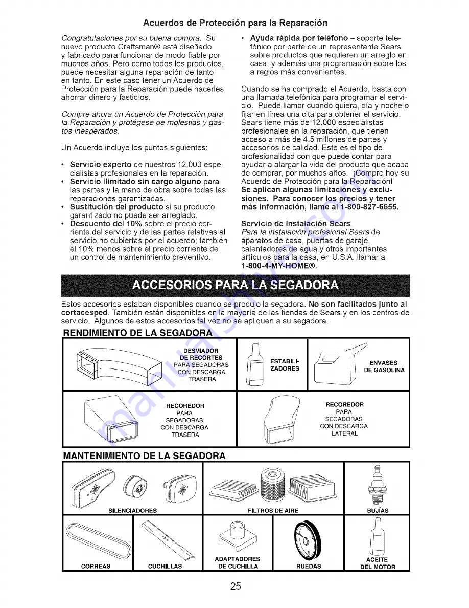 Craftsman 917.377121 Owner'S Manual Download Page 25