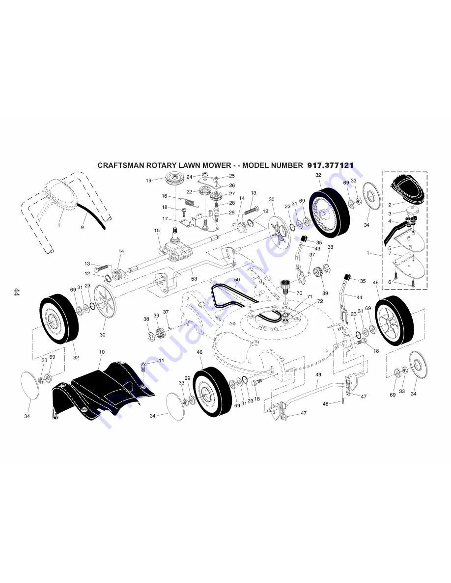 Craftsman 917.377121 Owner'S Manual Download Page 44