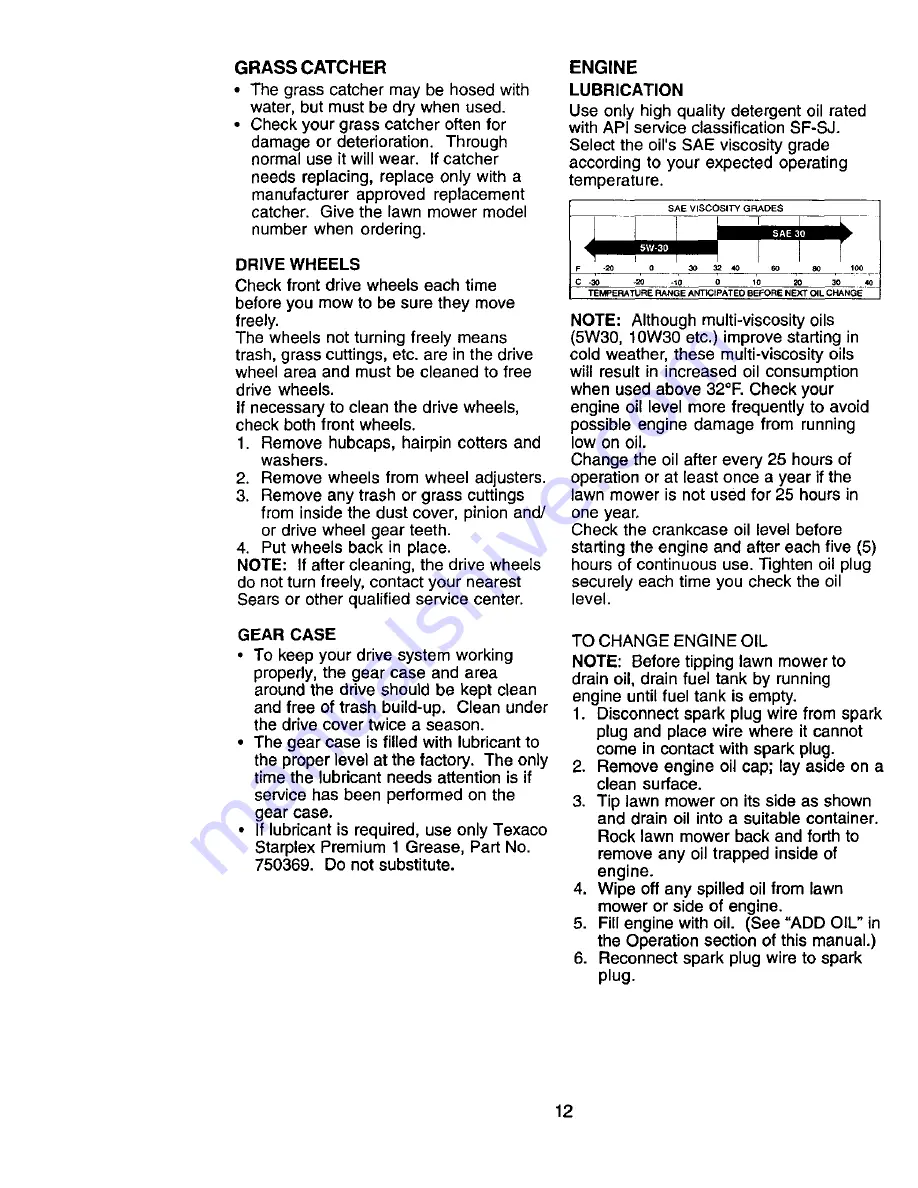 Craftsman 917.377132 Owner'S Manual Download Page 12