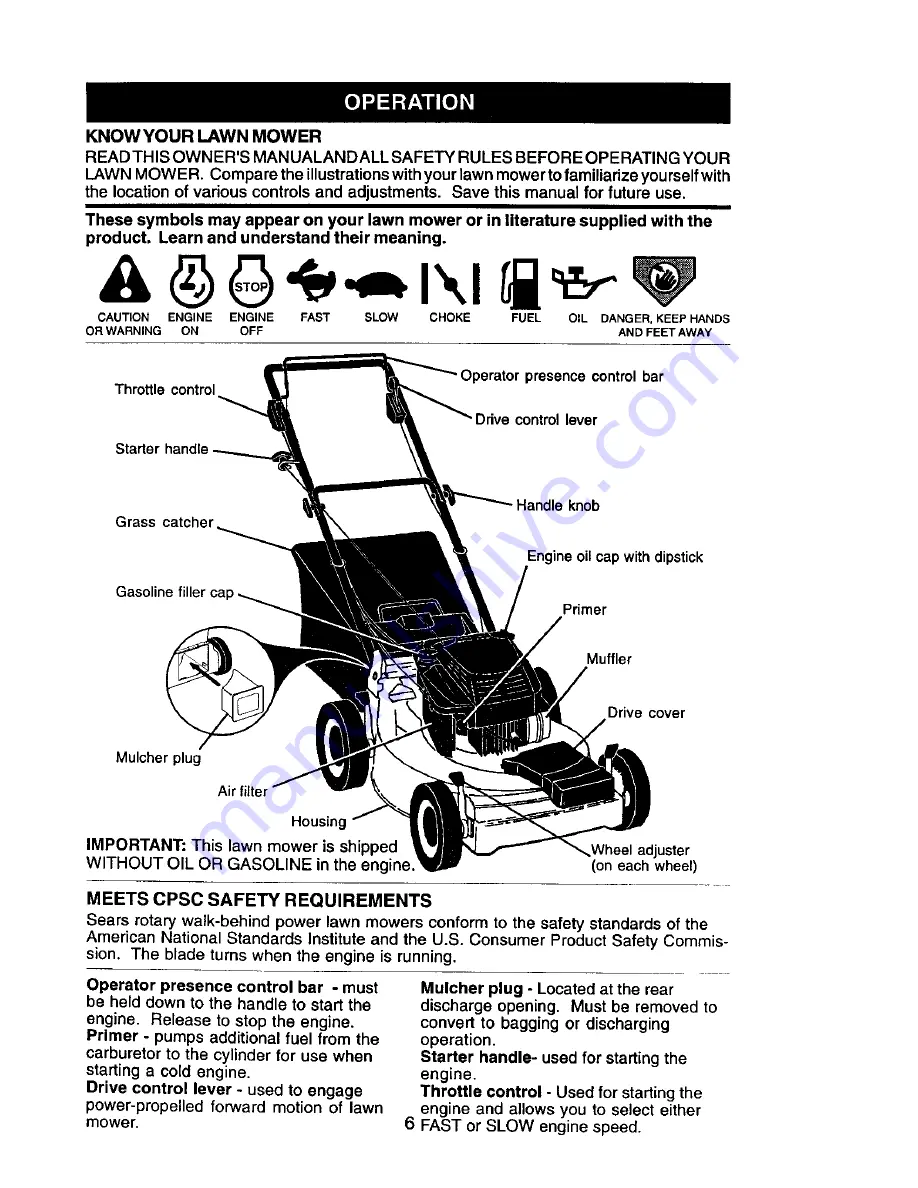 Craftsman 917.377133 Owner'S Manual Download Page 6