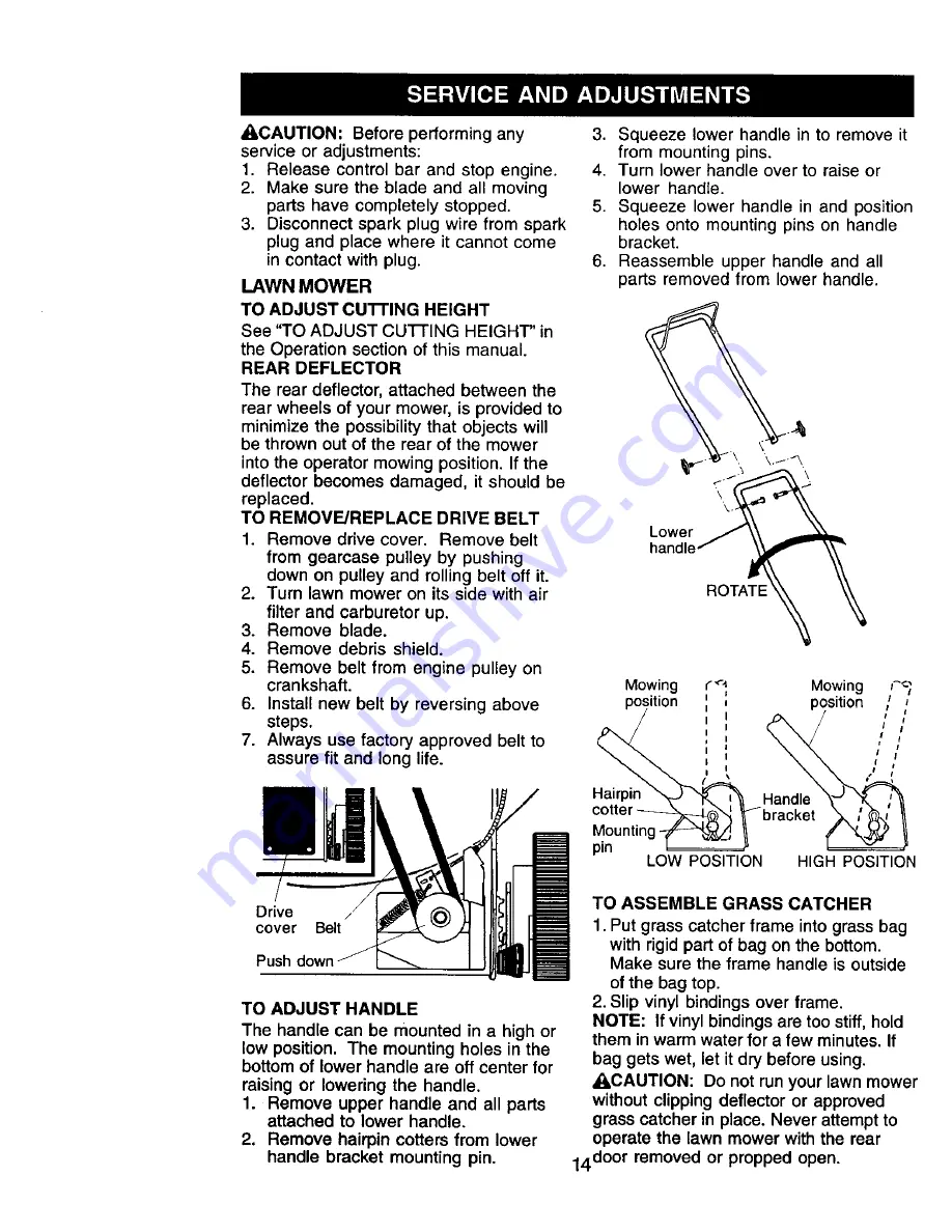 Craftsman 917.377152 Owner'S Manual Download Page 14