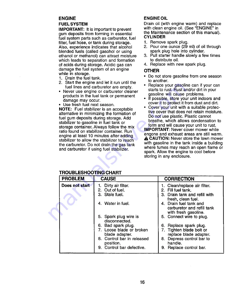 Craftsman 917.377152 Owner'S Manual Download Page 16