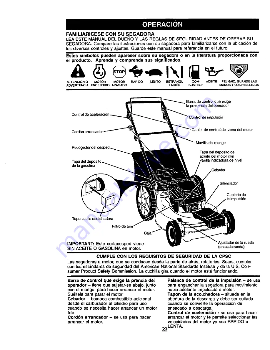 Craftsman 917.377152 Owner'S Manual Download Page 22