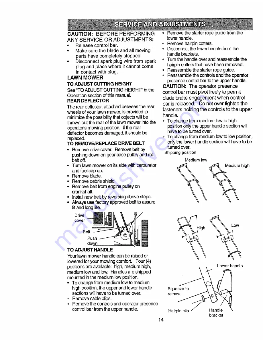 Craftsman 917.377521 Скачать руководство пользователя страница 14