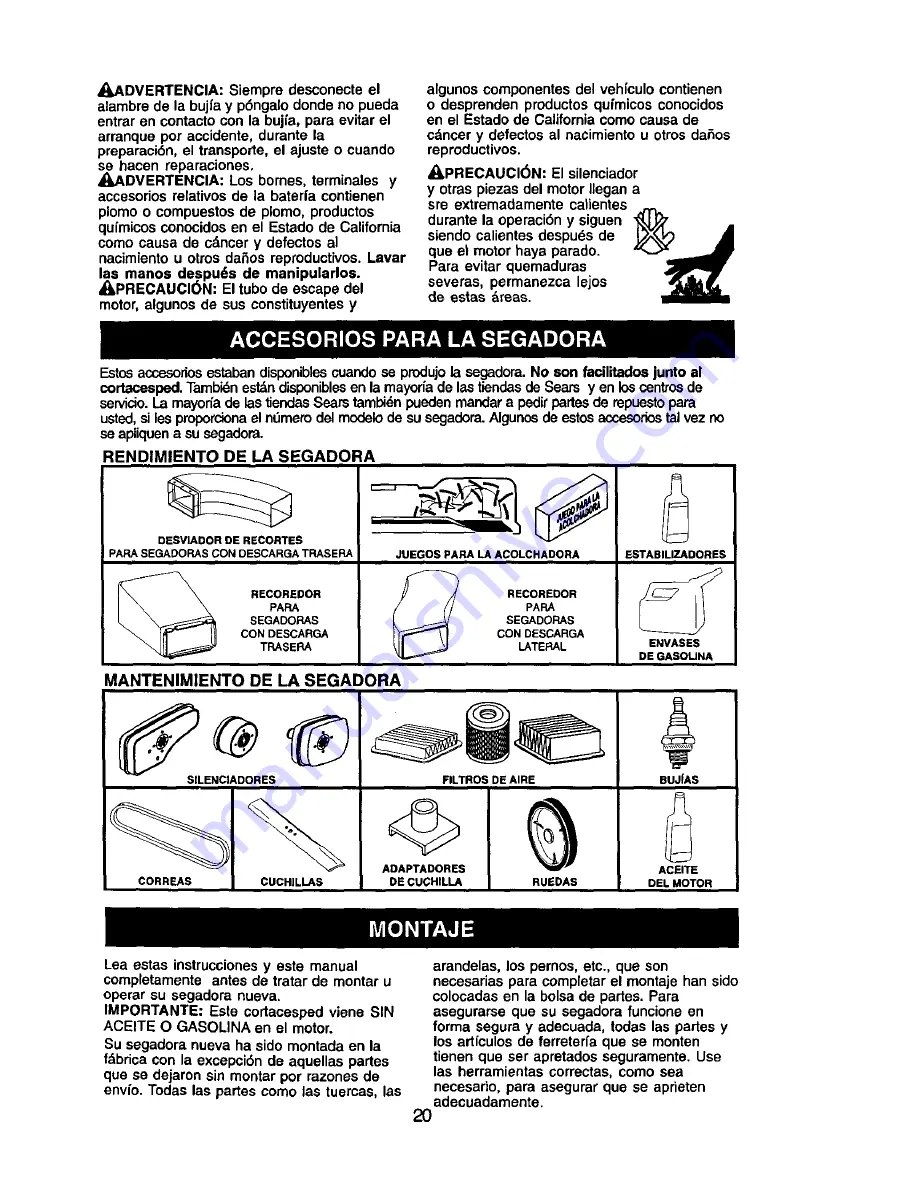 Craftsman 917.377576 Скачать руководство пользователя страница 20