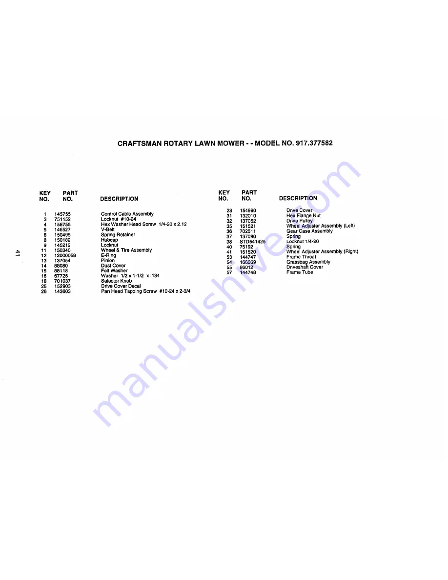 Craftsman 917.377582 Owner'S Manual Download Page 23