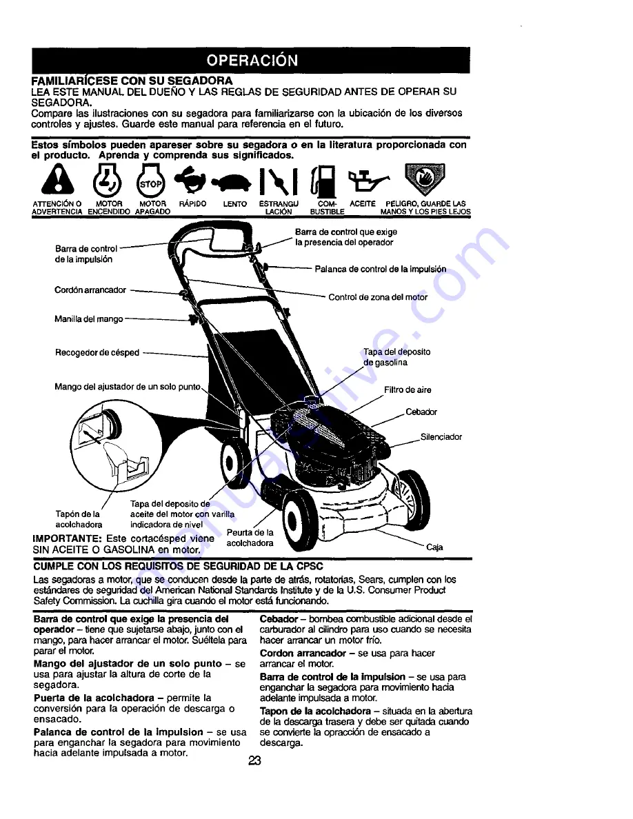 Craftsman 917.377650 Скачать руководство пользователя страница 23