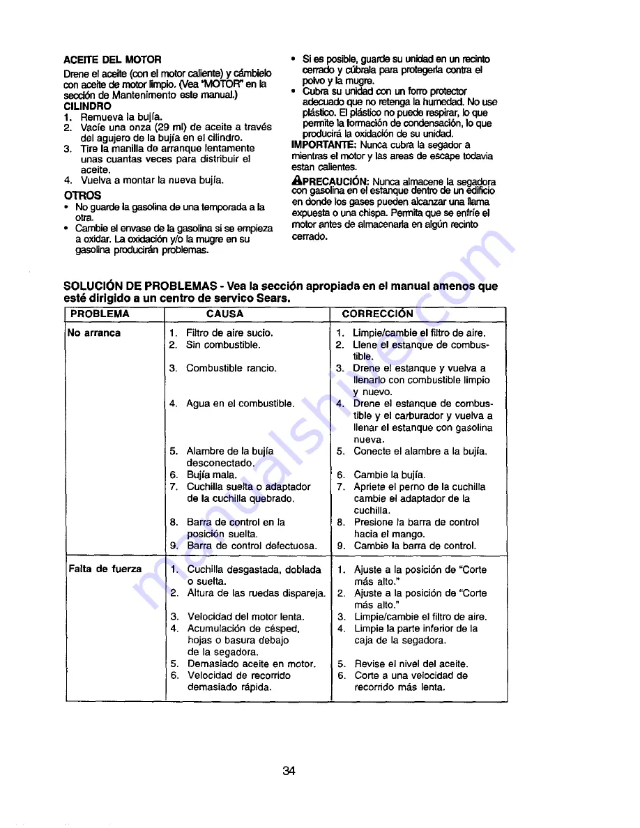 Craftsman 917.377650 Owner'S Manual Download Page 34