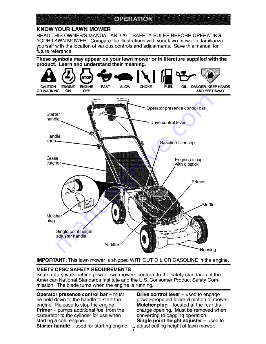 Craftsman 917.377660 Скачать руководство пользователя страница 7