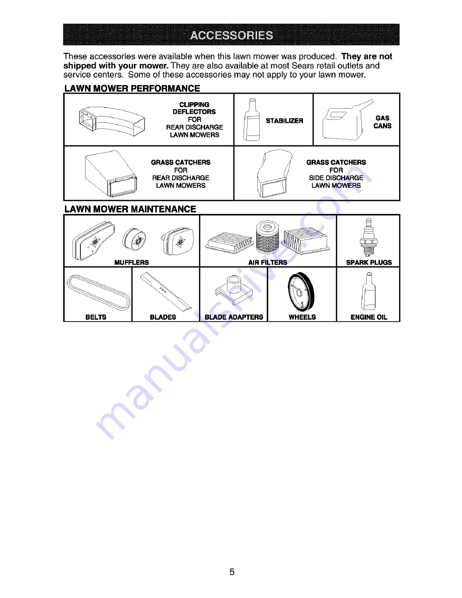 Craftsman 917.377663 Owner'S Manual Download Page 5