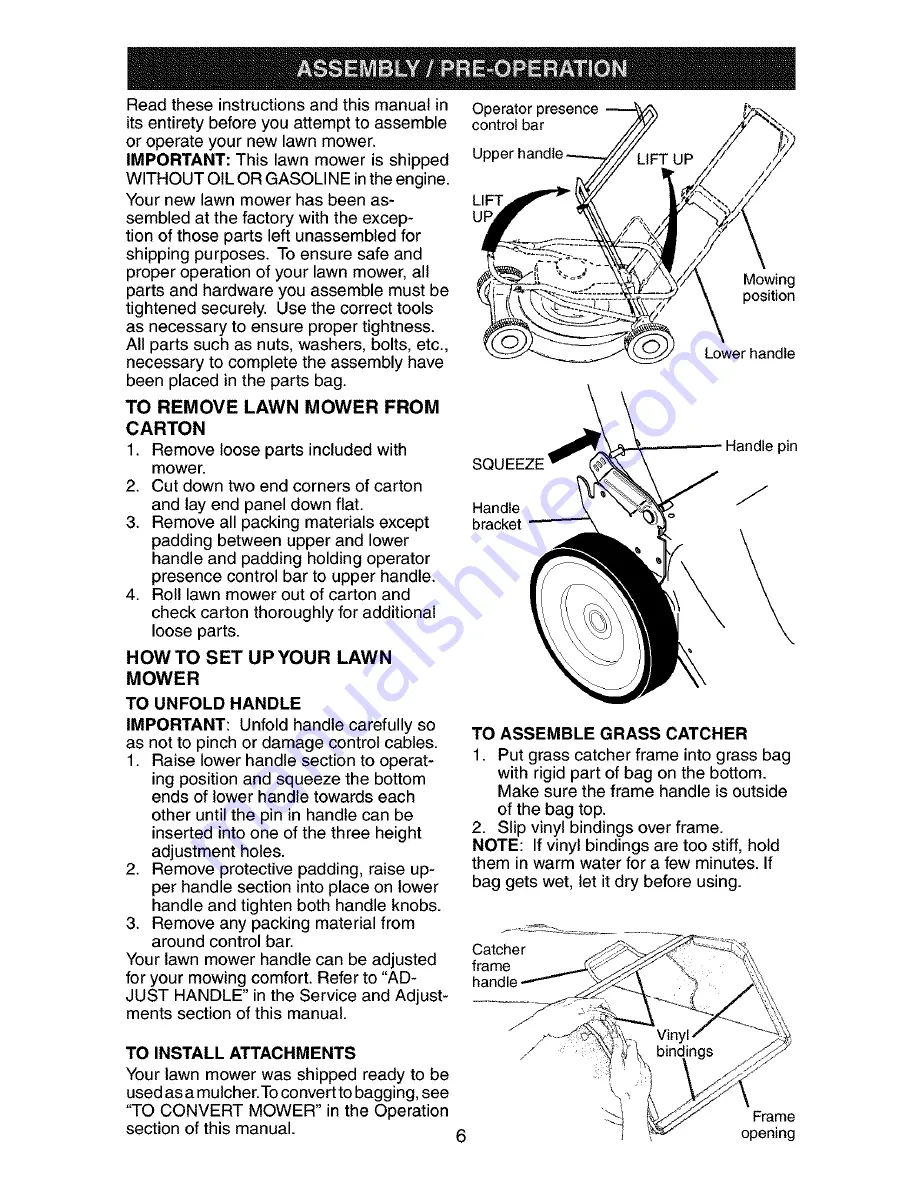 Craftsman 917.377663 Owner'S Manual Download Page 6