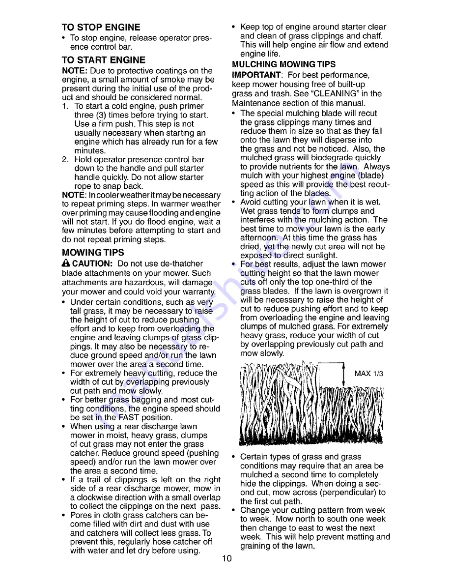 Craftsman 917.377663 Owner'S Manual Download Page 10