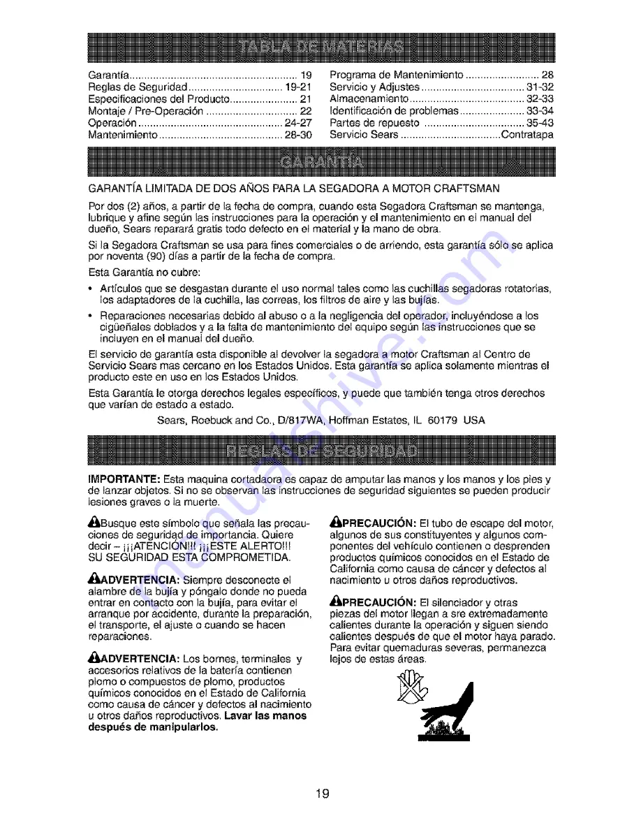 Craftsman 917.377663 Owner'S Manual Download Page 19