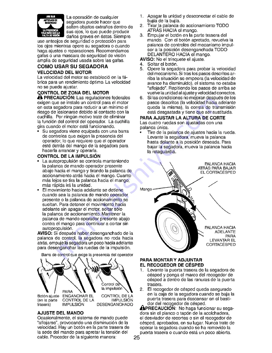 Craftsman 917.377663 Owner'S Manual Download Page 25