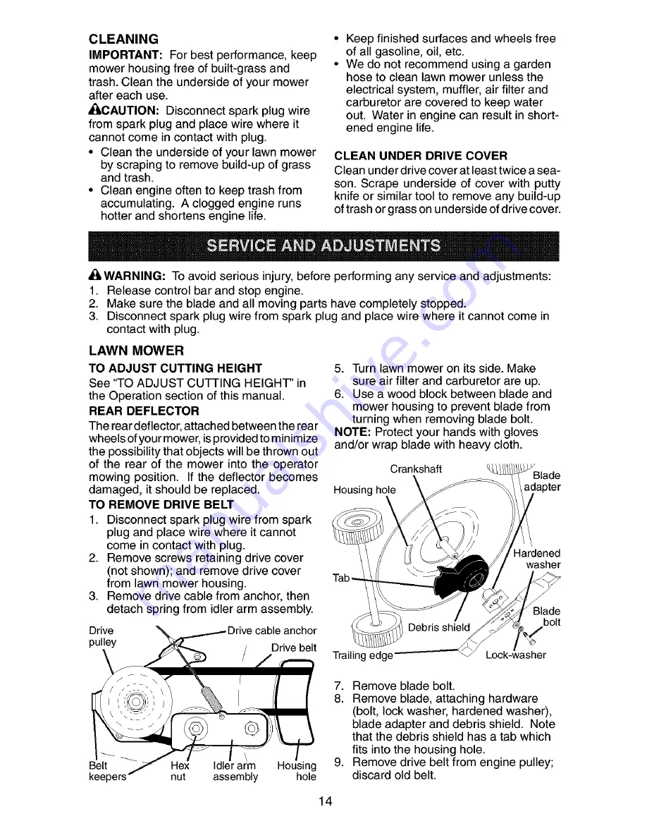 Craftsman 917.377664 Owner'S Manual Download Page 14