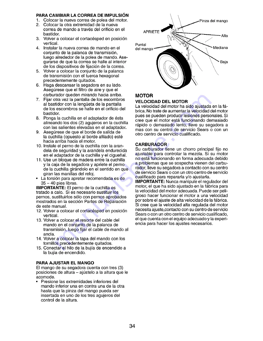 Craftsman 917.377680 Owner'S Manual Download Page 34