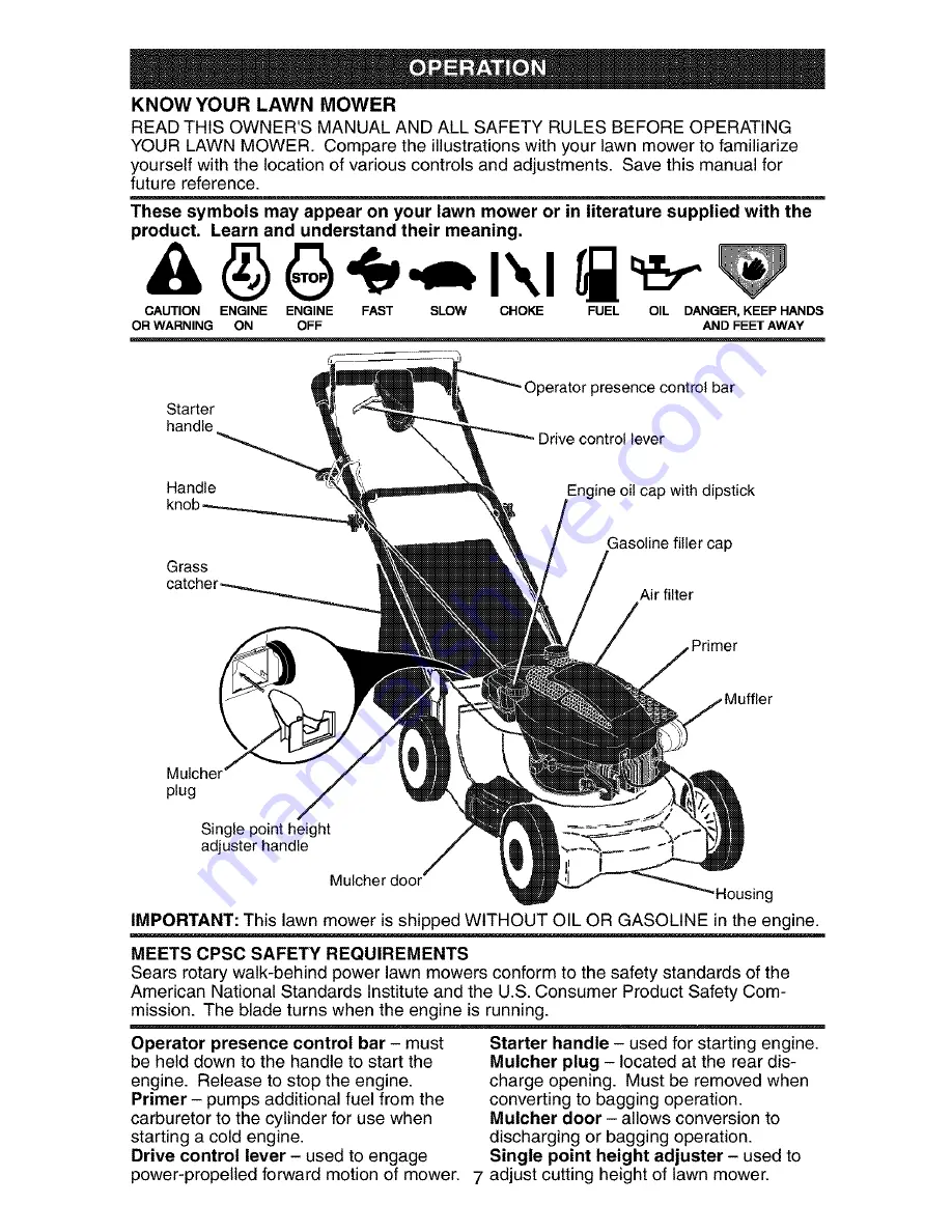 Craftsman 917.377682 Owner'S Manual Download Page 7