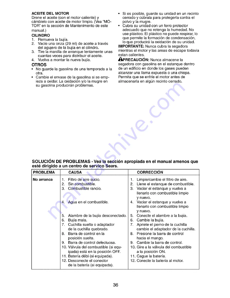 Craftsman 917.377682 Owner'S Manual Download Page 36