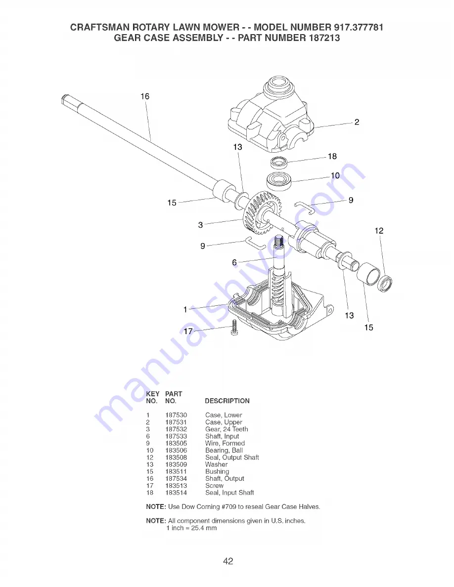 Craftsman 917.377781 Скачать руководство пользователя страница 42