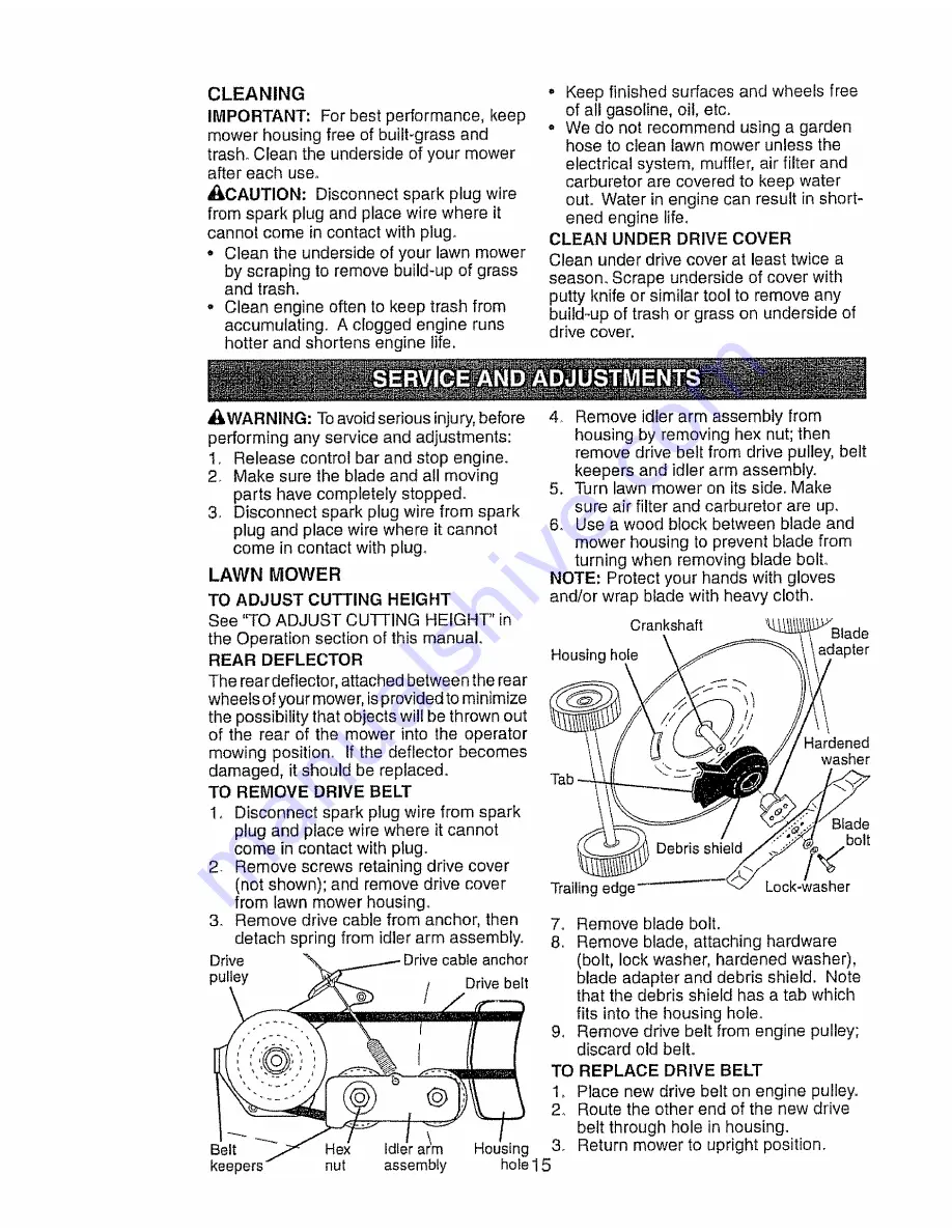 Craftsman 917.377782 Owner'S Manual Download Page 15