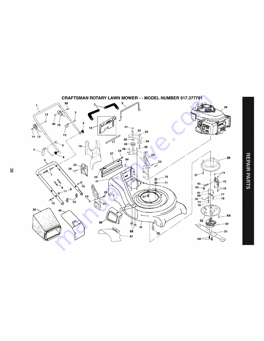 Craftsman 917.377791 Owner'S Manual Download Page 36