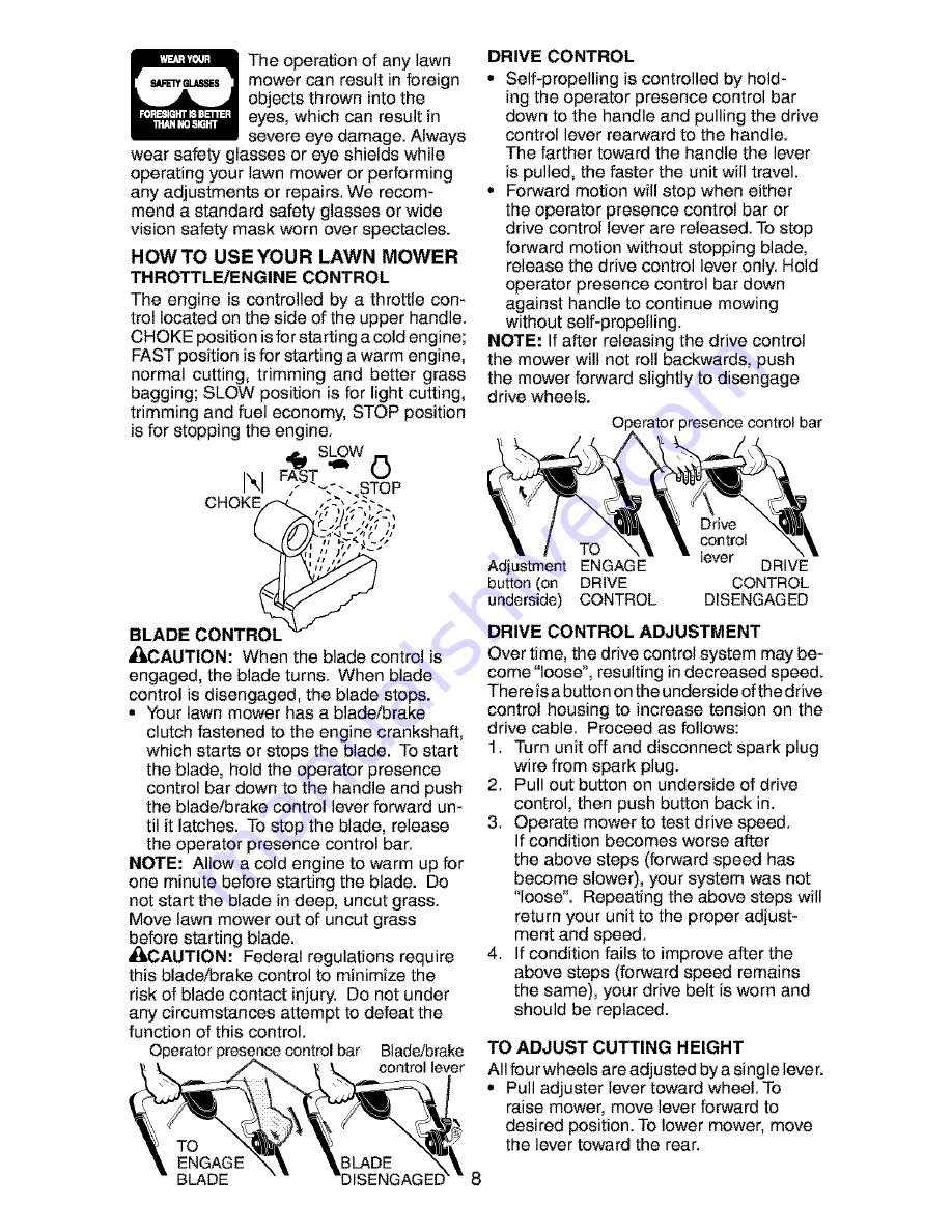 Craftsman 917.377794 Owner'S Manual Download Page 8