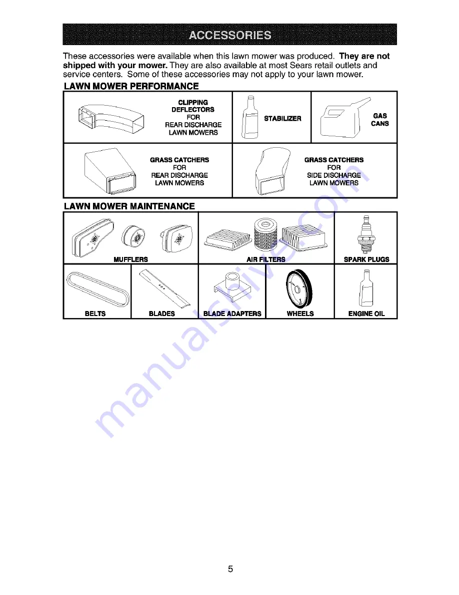 Craftsman 917.377820 Скачать руководство пользователя страница 5