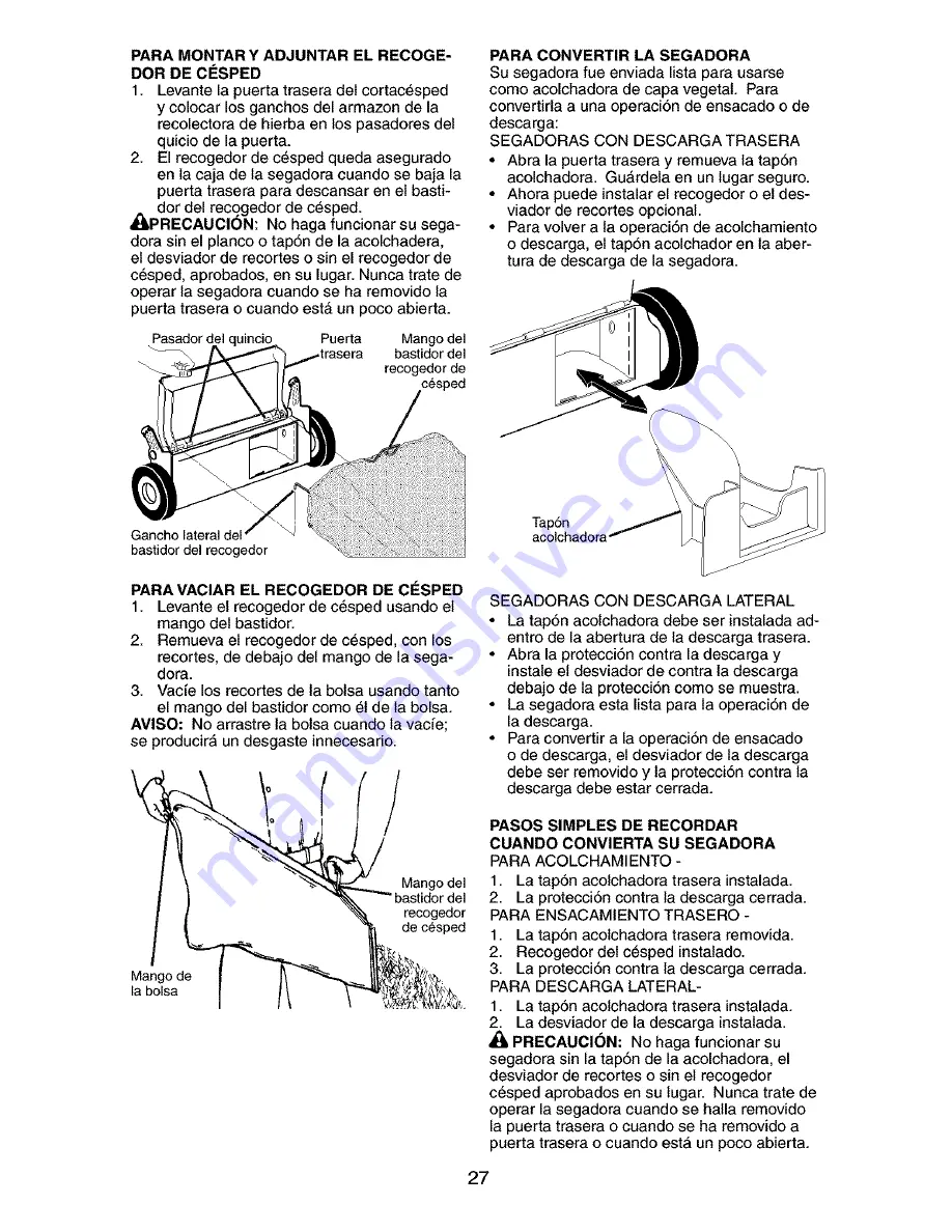 Craftsman 917.377820 Owner'S Manual Download Page 27