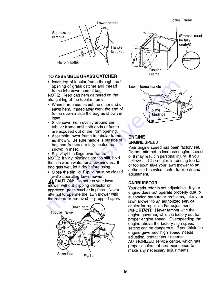 Craftsman 917.377830 Owner'S Manual Download Page 15