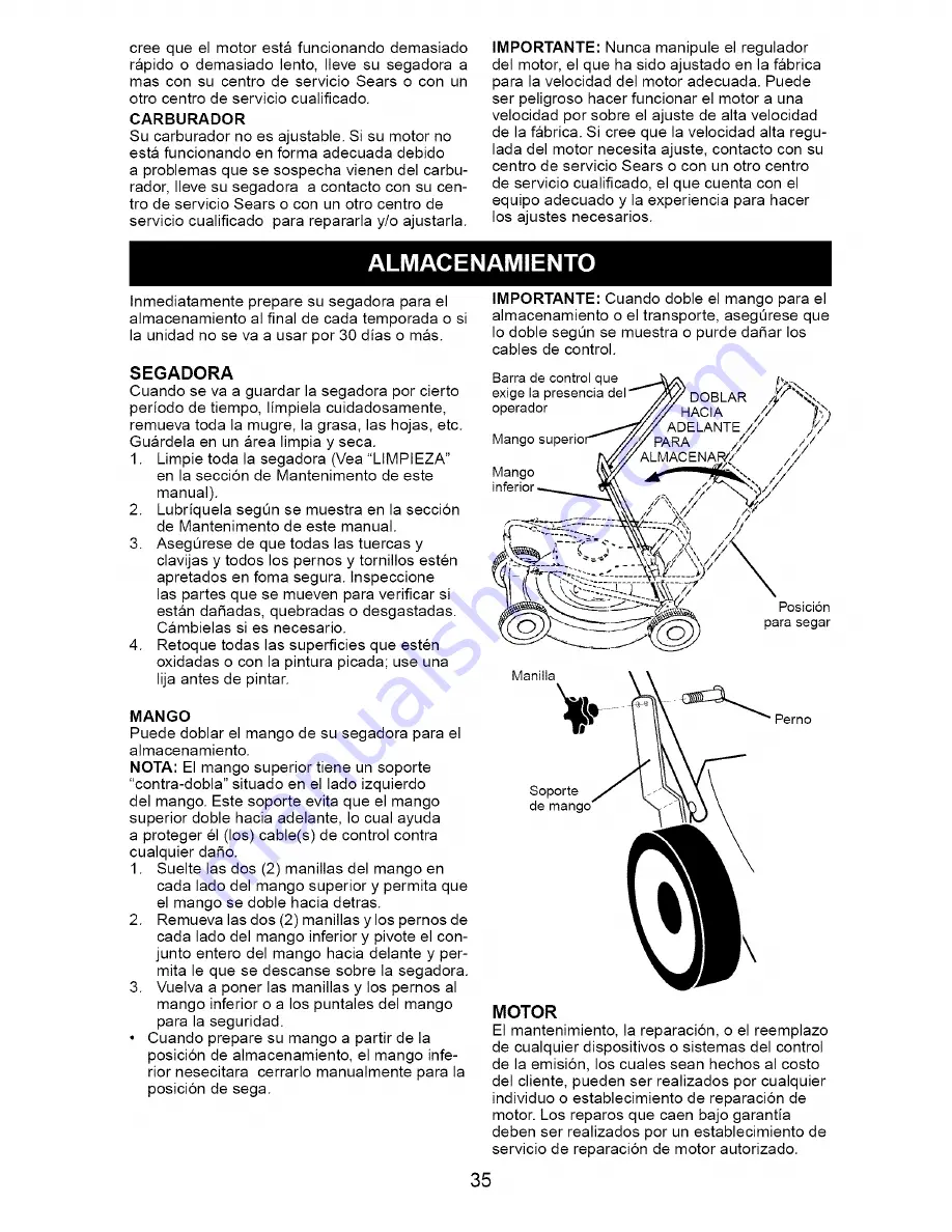 Craftsman 917.377842 Скачать руководство пользователя страница 35