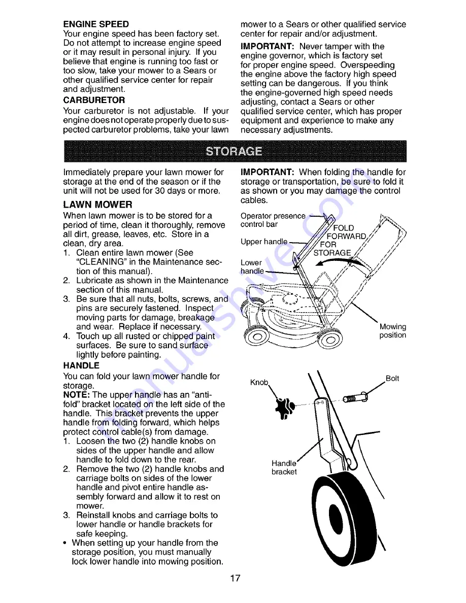 Craftsman 917.377843 Owner'S Manual Download Page 17