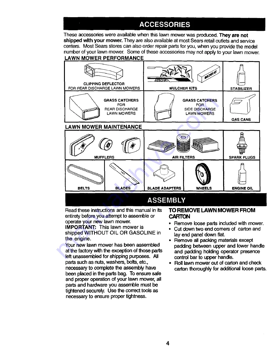 Craftsman 917.377912 Owner'S Manual Download Page 4