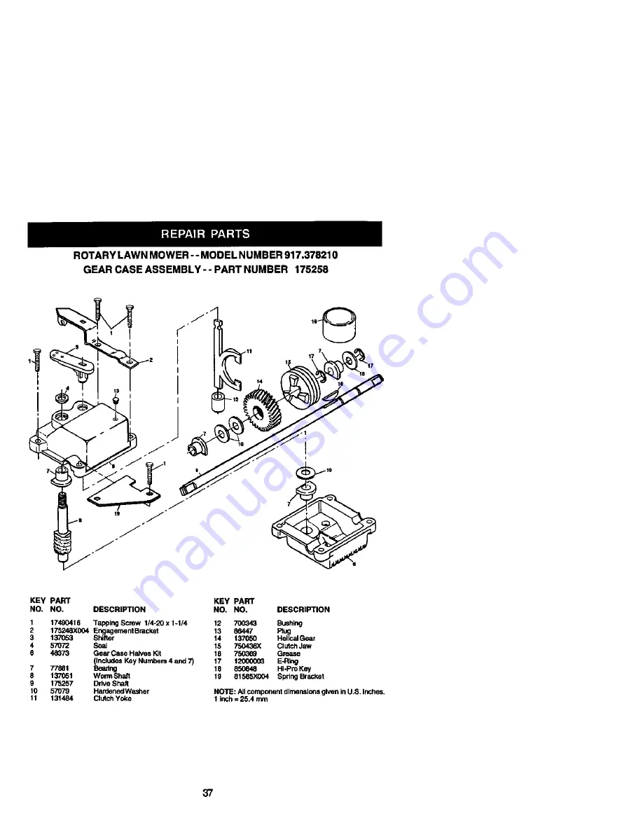 Craftsman 917.378210 Owner'S Manual Download Page 37