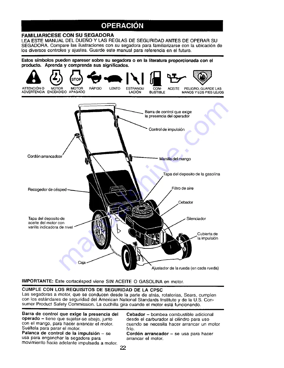 Craftsman 917.378351 Скачать руководство пользователя страница 22