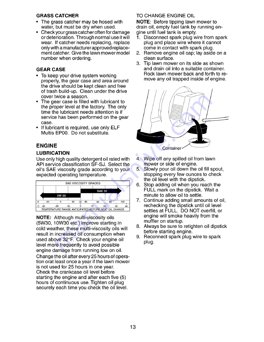 Craftsman 917.378381 Owner'S Manual Download Page 13