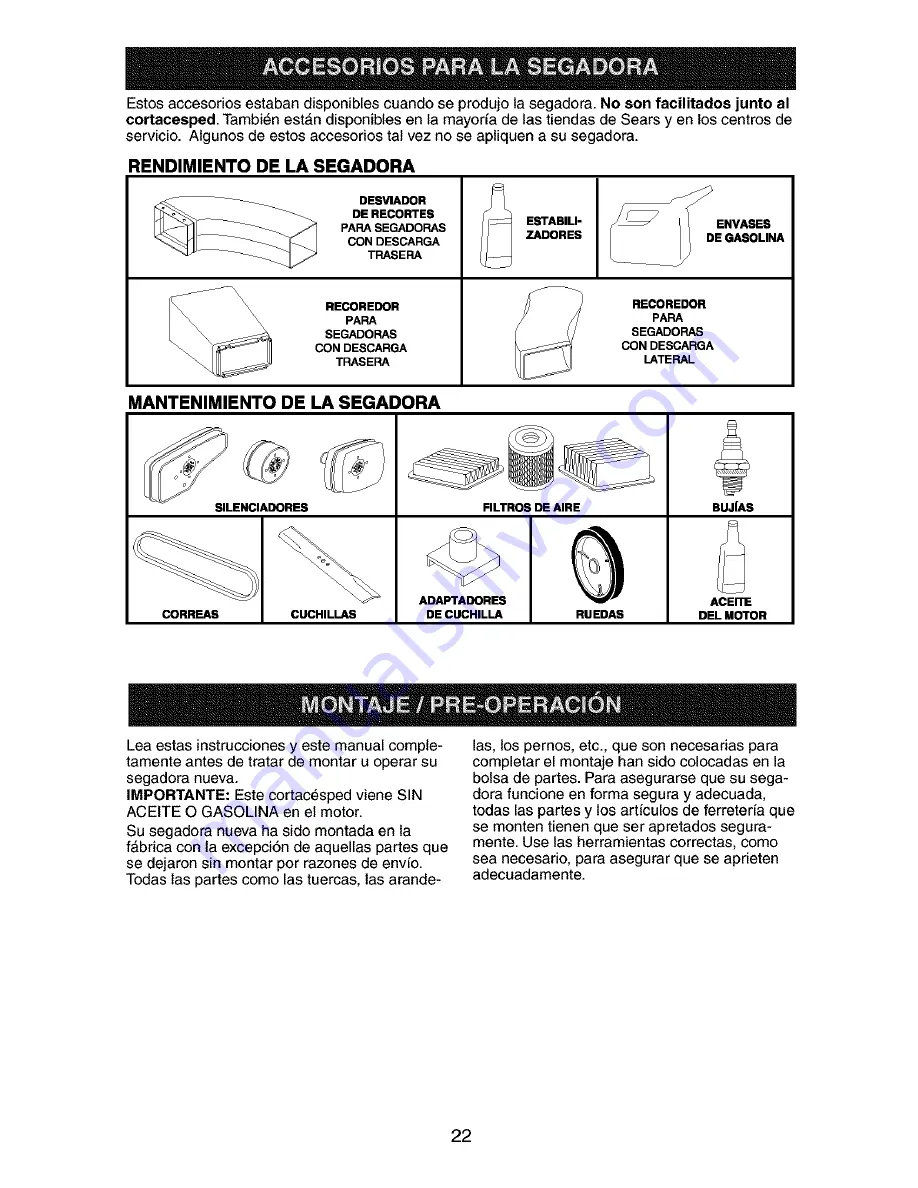 Craftsman 917.378381 Owner'S Manual Download Page 22