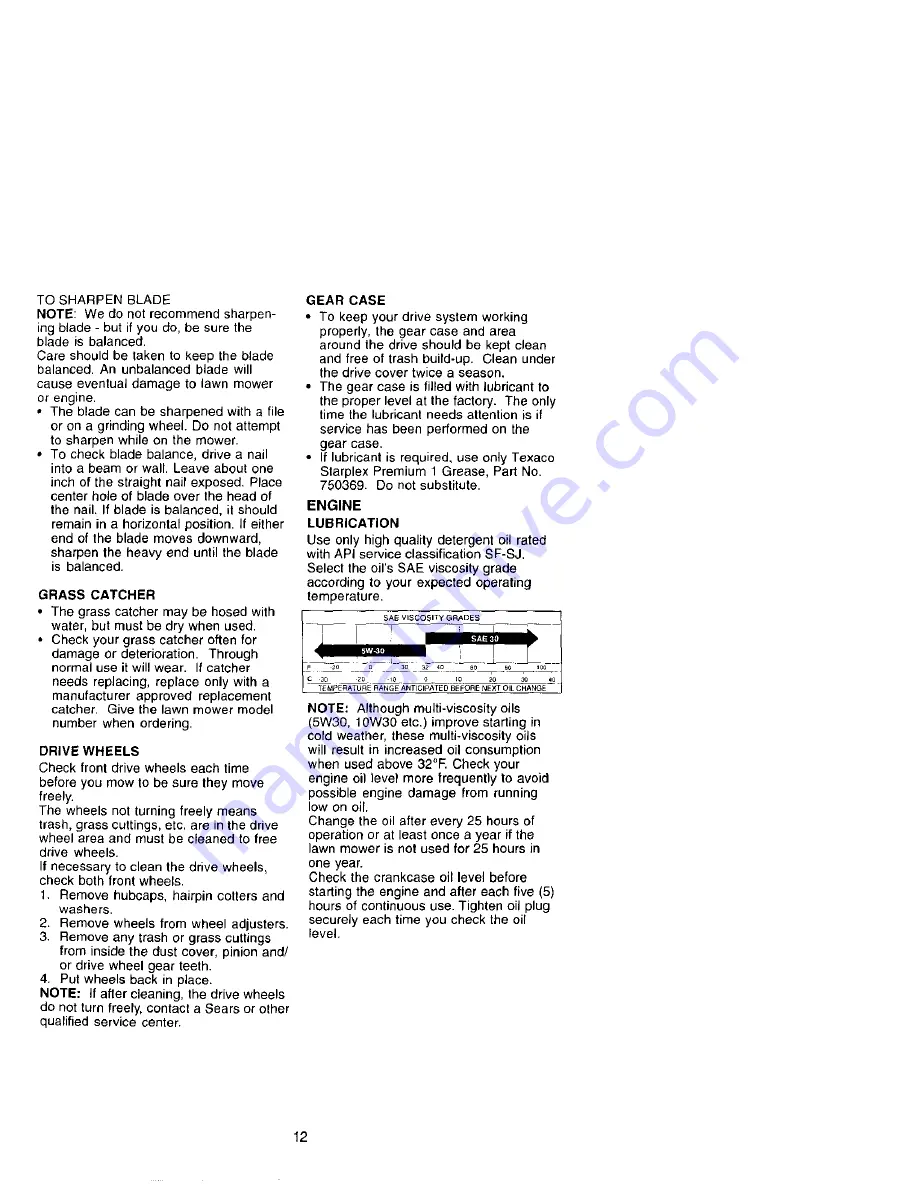 Craftsman 917.378411 Owner'S Manual Download Page 12