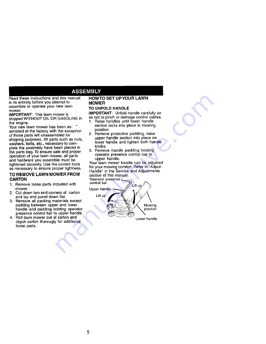 Craftsman 917.378420 Owner'S Manual Download Page 5