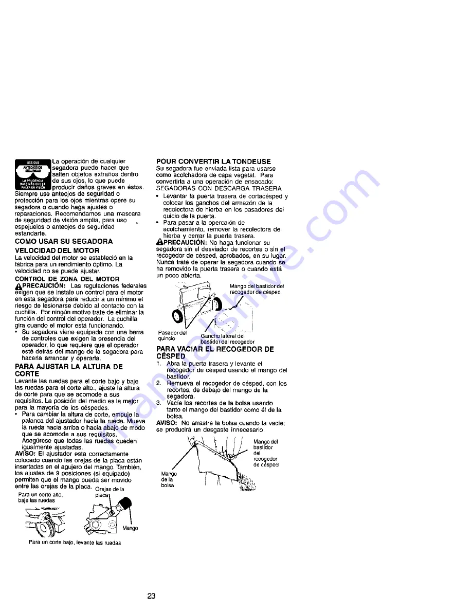 Craftsman 917.378420 Owner'S Manual Download Page 23