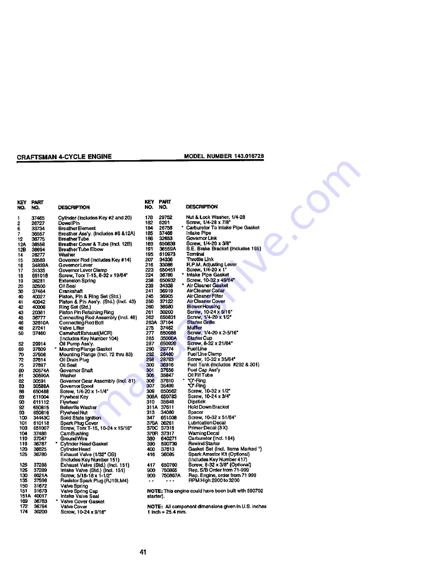 Craftsman 917.378421 Owner'S Manual Download Page 41