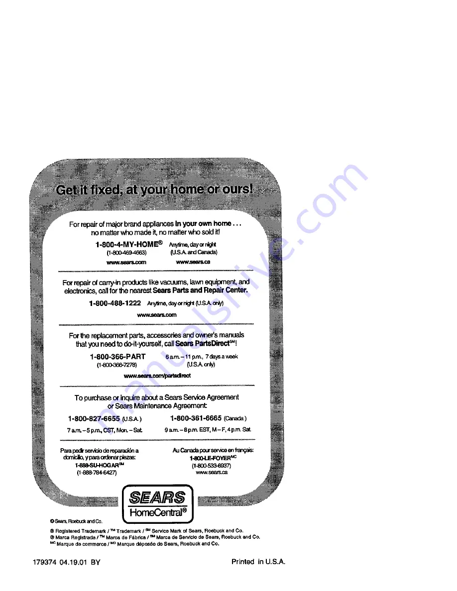 Craftsman 917.378421 Owner'S Manual Download Page 44